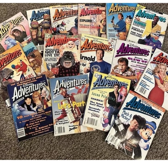 Disney Other - Vintage Lot Of Disney Adventure Magazines 1992-1993. 16 Books. 90’s Nostalgia